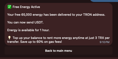 Claim FREE Energy Success