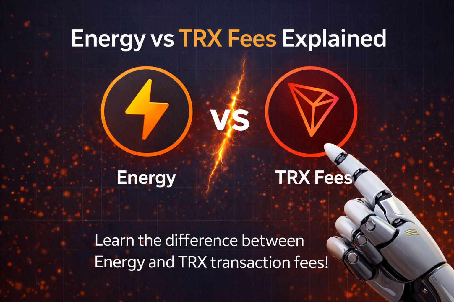 Energy vs TRX Fees Explained Diagram